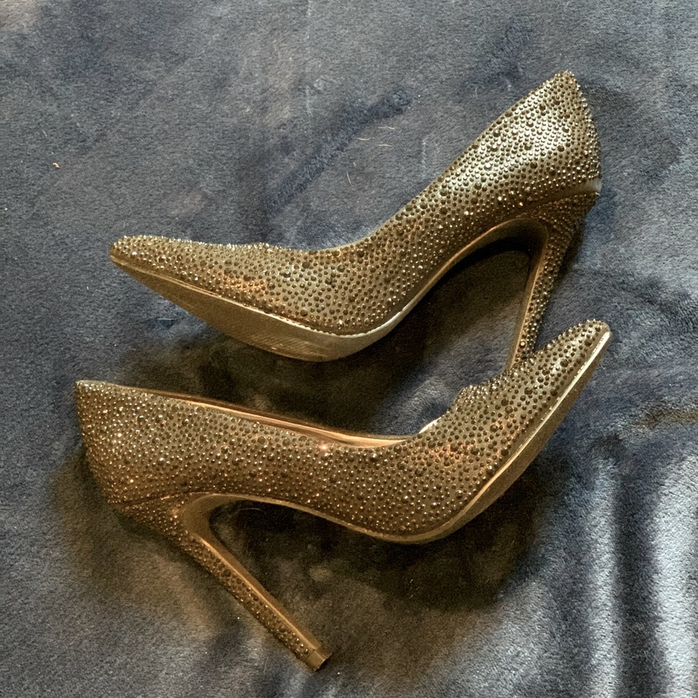 Diba Black Sparkle Pumps